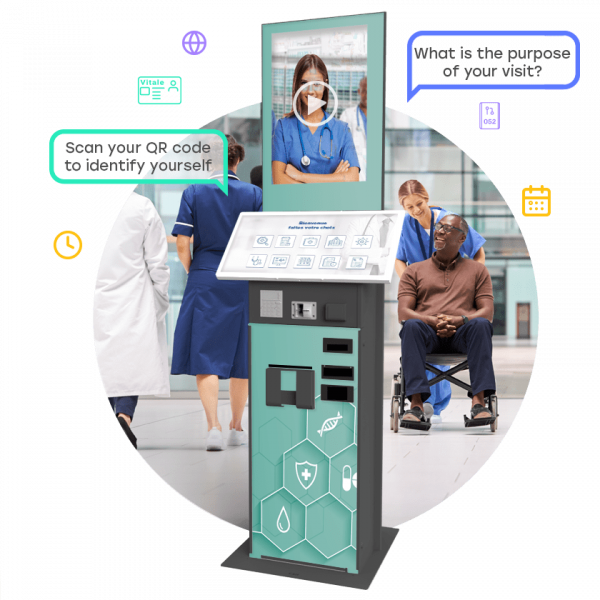 interactive kiosk - scanner