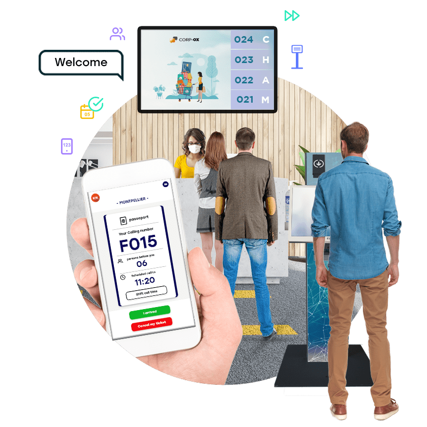 queuing system by ESII