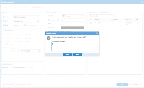 6.8 FR messager usager