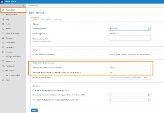 6.8 FR protection donnees