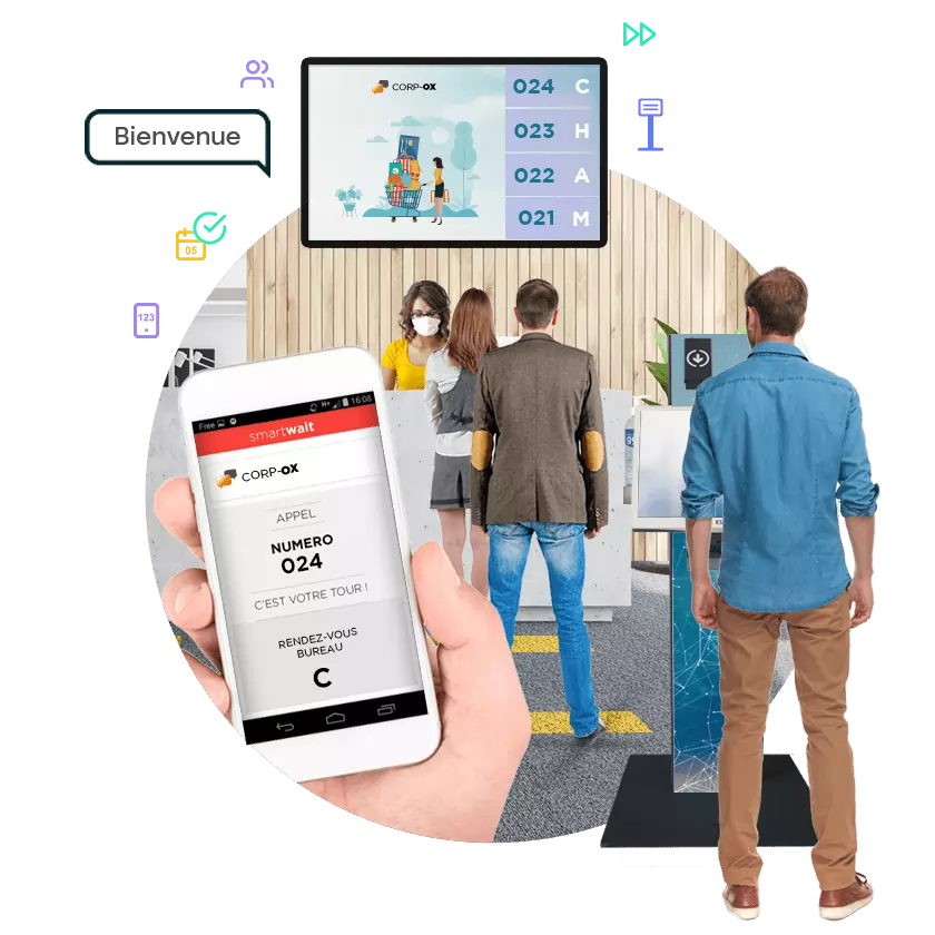 digitalisation des files dattentes