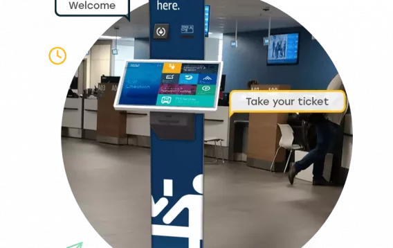kiosk twana esii queue ticket