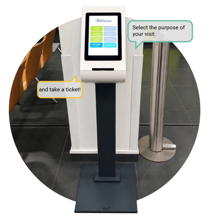 KEOe EN ticket dispenser