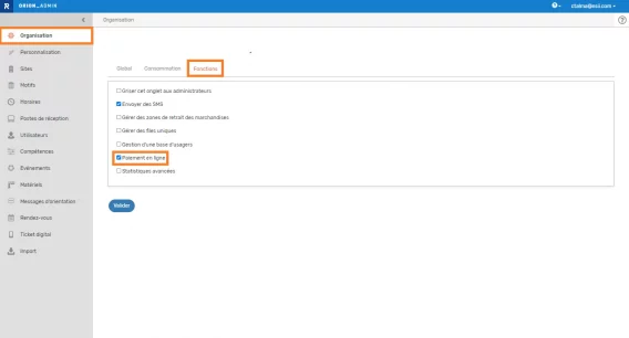 6.10 FR Fonction paiement