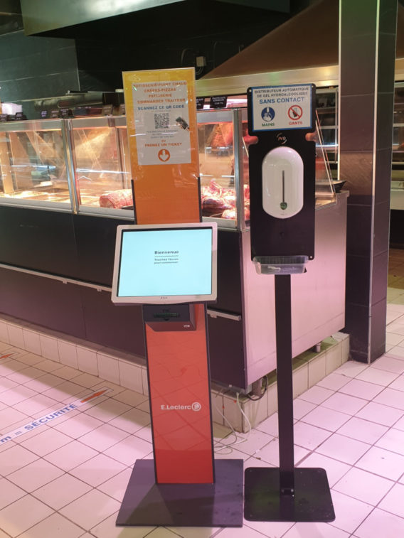 leclerc tourlaville borne ticket