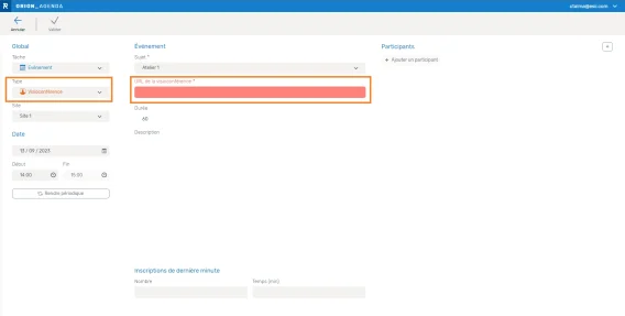Evenement visioconference