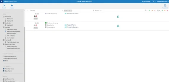 Reception orientation possible