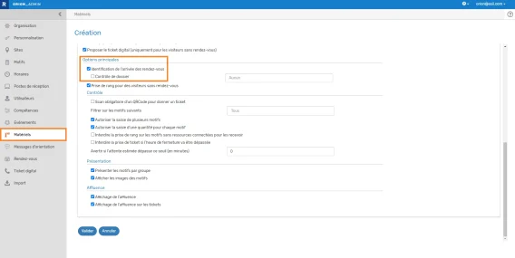 Borne Controle dossier patient FR