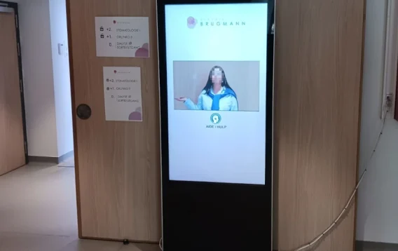 hopital brugmann phygital kiosk