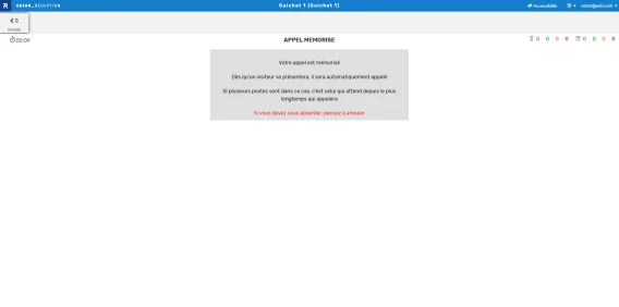 appel memorise reception