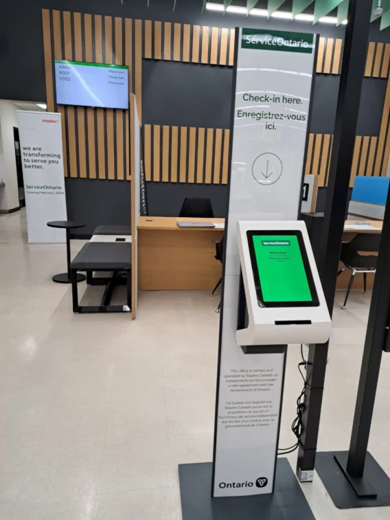 service ontario keo ecran