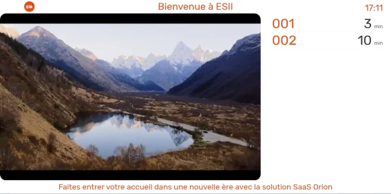 FR Video affiche temps dattente