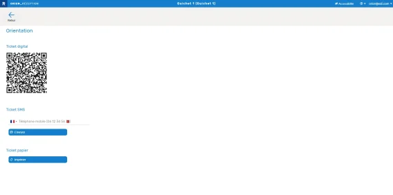 Reception ticket digital 2