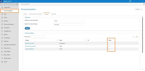 fenetre perso champs