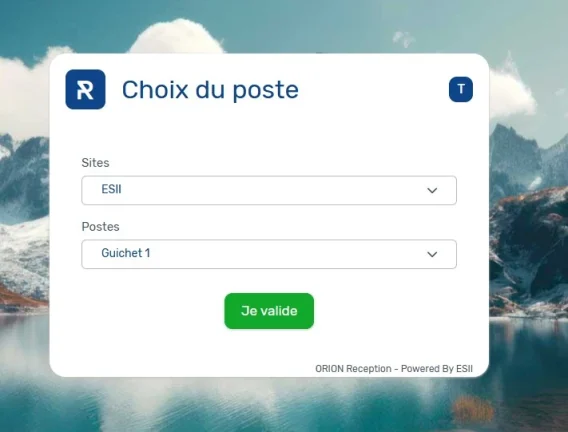 Connexion poste reception V2