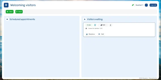 Actions visitors on hold