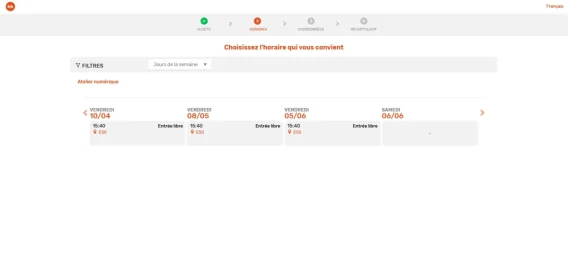 Evenement sans inscription 2