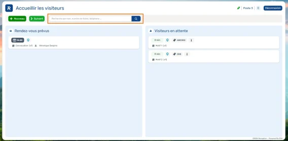 Fonctionnalite recherche